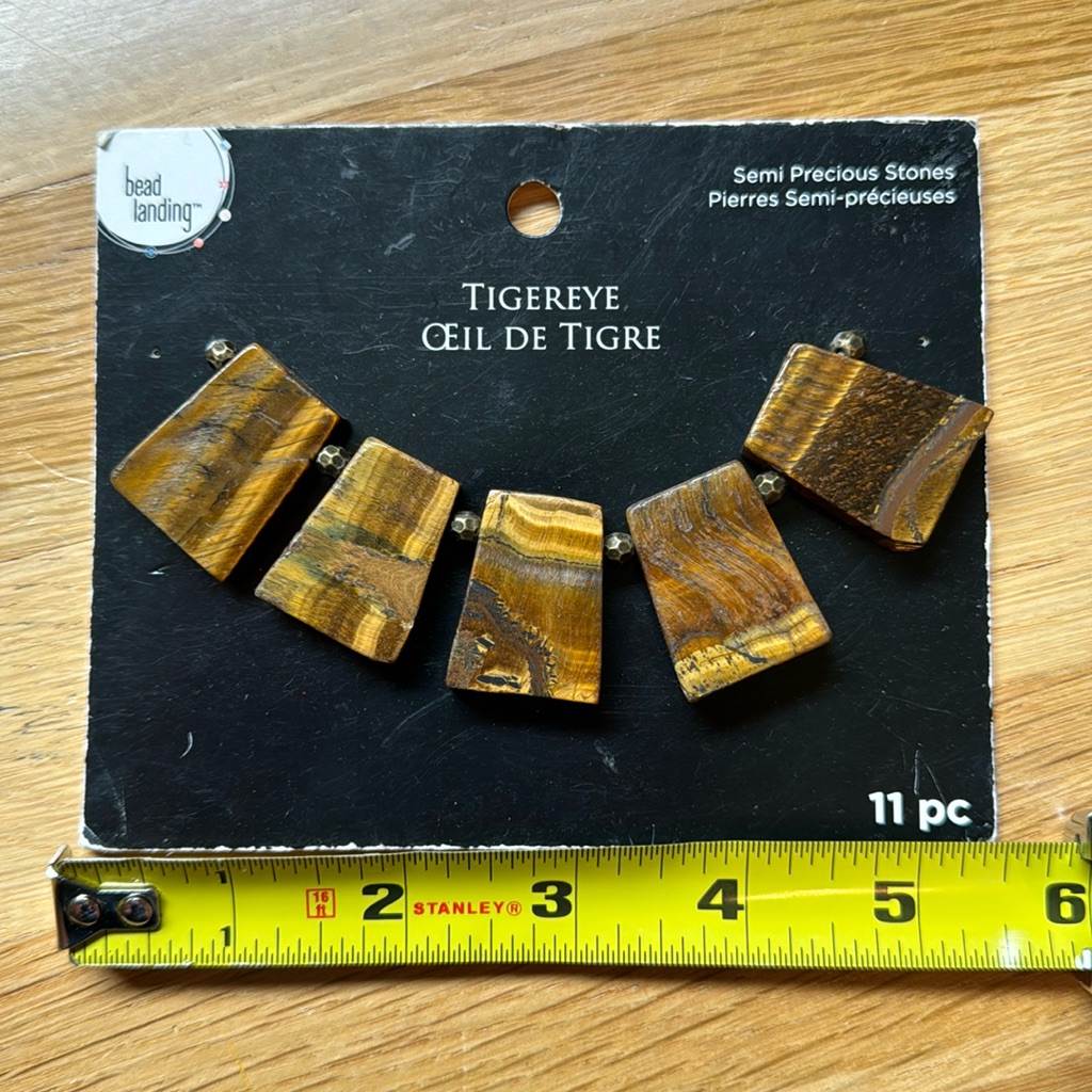 Nwt - Semi Precious Stones Tigereye